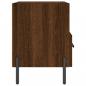 Preview: Nachttische 2Stk. Braun Eichen-Optik 40x35x47,5cm Holzwerkstoff