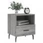 Preview: Nachttische 2 Stk. Grau Sonoma 40x35x47,5 cm Holzwerkstoff