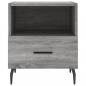 Preview: Nachttische 2 Stk. Grau Sonoma 40x35x47,5 cm Holzwerkstoff