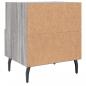 Preview: Nachttische 2 Stk. Grau Sonoma 40x35x47,5 cm Holzwerkstoff