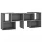 Preview: TV-Schrank Grau 104x30x52cm Holzwerkstoff