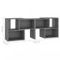 Preview: TV-Schrank Grau 104x30x52cm Holzwerkstoff