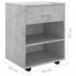 Preview: Rollschrank Betongrau 46x36x59 cm Holzwerkstoff