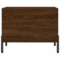 Preview: Couchtisch Braun Eichen-Optik 50x50x40 cm Holzwerkstoff