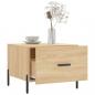 Preview: Couchtisch Sonoma-Eiche 50x50x40 cm Holzwerkstoff