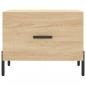 Preview: Couchtisch Sonoma-Eiche 50x50x40 cm Holzwerkstoff