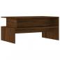 Preview: Couchtisch Braun Eichen-Optik 90x55x42,5 cm Holzwerkstoff