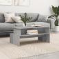 Preview: ARDEBO.de - Couchtisch Grau Sonoma 90x55x42,5 cm Holzwerkstoff