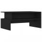 Preview: Couchtisch Schwarz 90x55x42,5 cm Holzwerkstoff