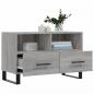 Preview: TV-Schrank Grau Sonoma 80x36x50 cm Holzwerkstoff