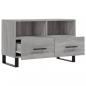 Preview: TV-Schrank Grau Sonoma 80x36x50 cm Holzwerkstoff