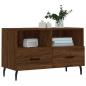 Preview: TV-Schrank Braun Eichen-Optik 80x36x50 cm Holzwerkstoff