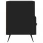 Preview: TV-Schrank Schwarz 80x36x50 cm Holzwerkstoff