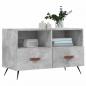 Preview: TV-Schrank Betongrau 80x36x50 cm Holzwerkstoff