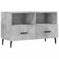 Preview: TV-Schrank Betongrau 80x36x50 cm Holzwerkstoff