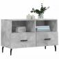 Preview: TV-Schrank Betongrau 80x36x50 cm Holzwerkstoff