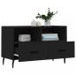 Preview: TV-Schrank Schwarz 80x36x50 cm Holzwerkstoff