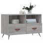 Preview: TV-Schrank Grau Sonoma 80x36x50 cm Holzwerkstoff