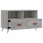 Preview: TV-Schrank Grau Sonoma 80x36x50 cm Holzwerkstoff