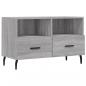 Preview: TV-Schrank Grau Sonoma 80x36x50 cm Holzwerkstoff