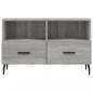 Preview: TV-Schrank Grau Sonoma 80x36x50 cm Holzwerkstoff