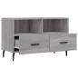 Preview: TV-Schrank Grau Sonoma 80x36x50 cm Holzwerkstoff