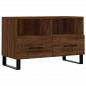 Preview: TV-Schrank Braun Eichen-Optik 80x36x50 cm Holzwerkstoff