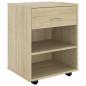 Preview: Rollschrank Sonoma-Eiche 46x36x59 cm Holzwerkstoff