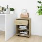 Preview: Rollschrank Sonoma-Eiche 46x36x59 cm Holzwerkstoff