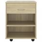 Preview: Rollschrank Sonoma-Eiche 46x36x59 cm Holzwerkstoff