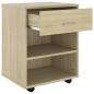 Preview: Rollschrank Sonoma-Eiche 46x36x59 cm Holzwerkstoff