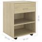 Preview: Rollschrank Sonoma-Eiche 46x36x59 cm Holzwerkstoff