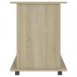 Preview: Rollschrank Sonoma-Eiche 60x45x60 cm Holzwerkstoff