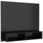 Preview: TV-Wandschrank Hochglanz-Schwarz 102x23,5x90 cm Holzwerkstoff