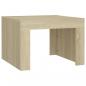 Preview: Couchtisch Sonoma-Eiche 50x50x35 cm Holzwerkstoff