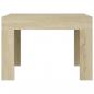 Preview: Couchtisch Sonoma-Eiche 50x50x35 cm Holzwerkstoff