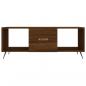 Preview: Couchtisch Braun Eichen-Optik 102x50x40 cm Holzwerkstoff