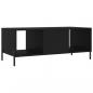 Preview: Couchtisch Schwarz 102x50x40 cm Holzwerkstoff