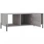 Preview: Couchtisch Grau Sonoma 102x50x40 cm Holzwerkstoff