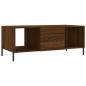 Preview: Couchtisch Braun Eichen-Optik 102x50x40 cm Holzwerkstoff