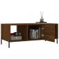 Preview: Couchtisch Braun Eichen-Optik 102x50x40 cm Holzwerkstoff