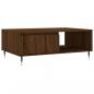 Preview: Couchtisch Braun Eichen-Optik 90x60x35 cm Holzwerkstoff