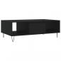 Preview: Couchtisch Schwarz 104x60x35 cm Holzwerkstoff