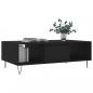 Preview: Couchtisch Schwarz 104x60x35 cm Holzwerkstoff