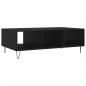 Preview: Couchtisch Schwarz 104x60x35 cm Holzwerkstoff