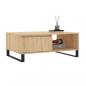 Preview: Couchtisch Sonoma-Eiche 90x60x35 cm Holzwerkstoff