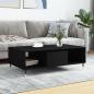 Preview: ARDEBO.de - Couchtisch Schwarz 104x60x35 cm Holzwerkstoff