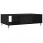 Preview: Couchtisch Schwarz 104x60x35 cm Holzwerkstoff