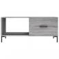 Preview: Couchtisch Grau Sonoma 90x50x40 cm Holzwerkstoff