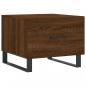 Preview: Couchtisch Braun Eichen-Optik 50x50x40 cm Holzwerkstoff